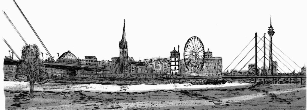 Skyline Düsseldorf Altstadt